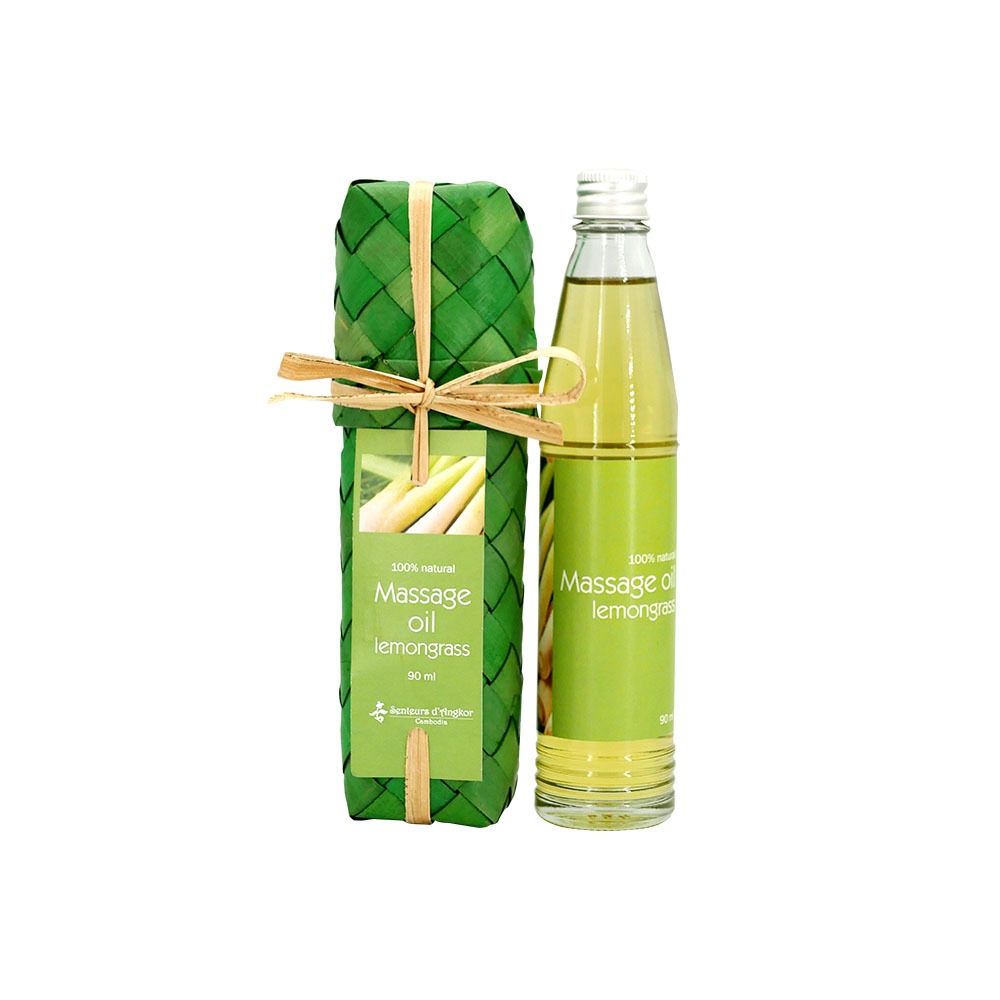Massage oil 90ml, lemongrass