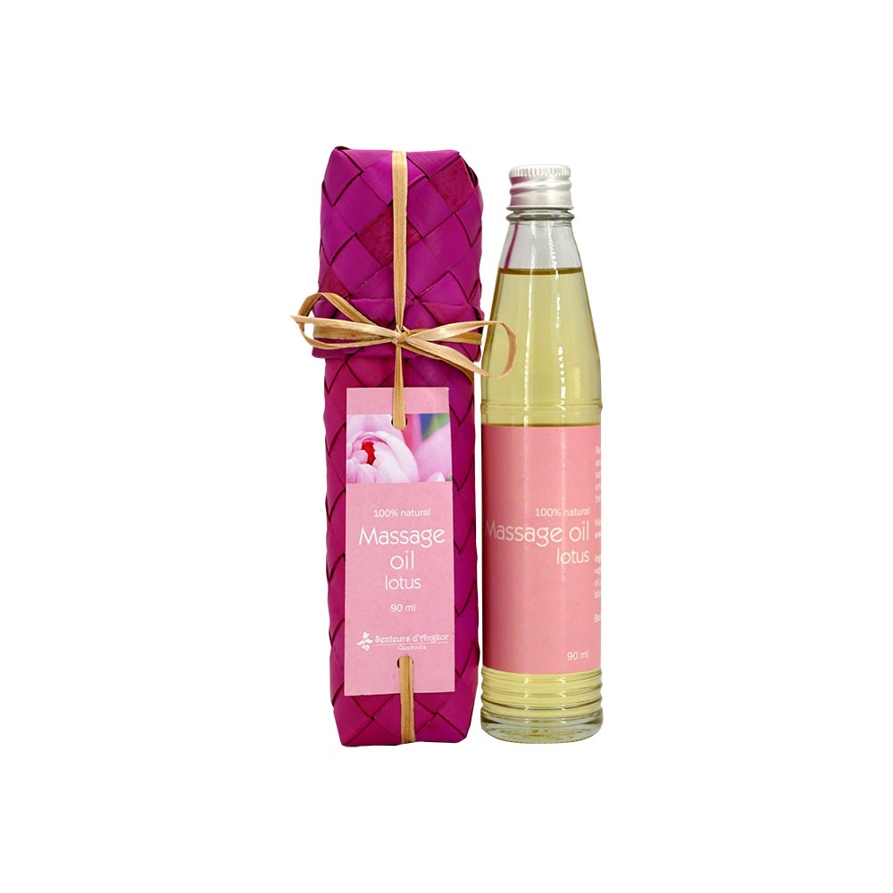 Massage oil 90ml, lotus