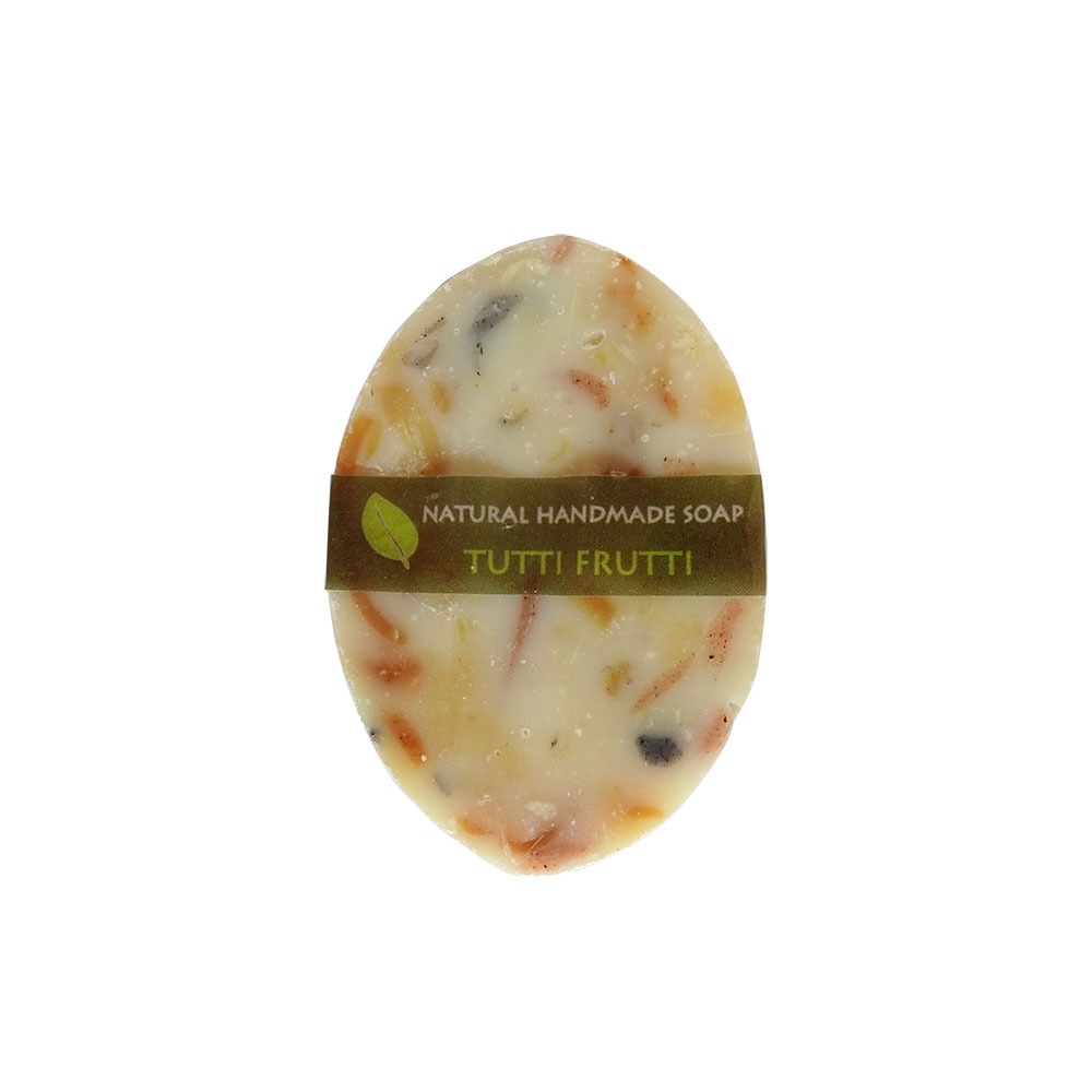 Natural oval soap, tuttifrutti