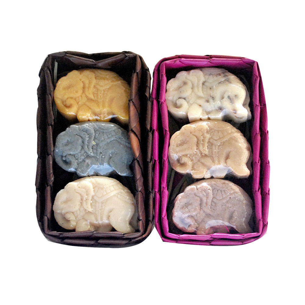 S80 x3 elephant soap in smok, all