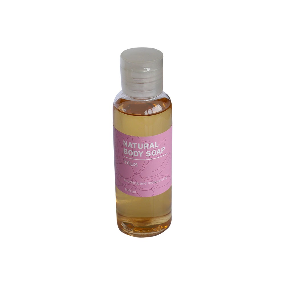 Liquid body soap 100ml, lotus