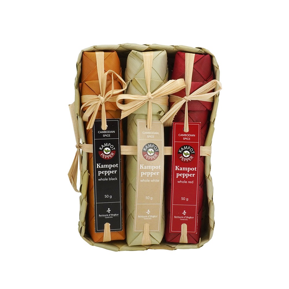 3 Kampot pepper set in smok