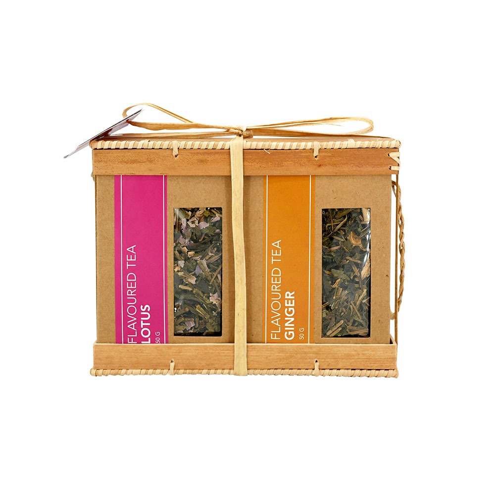 Lotus and ginger in kraft box