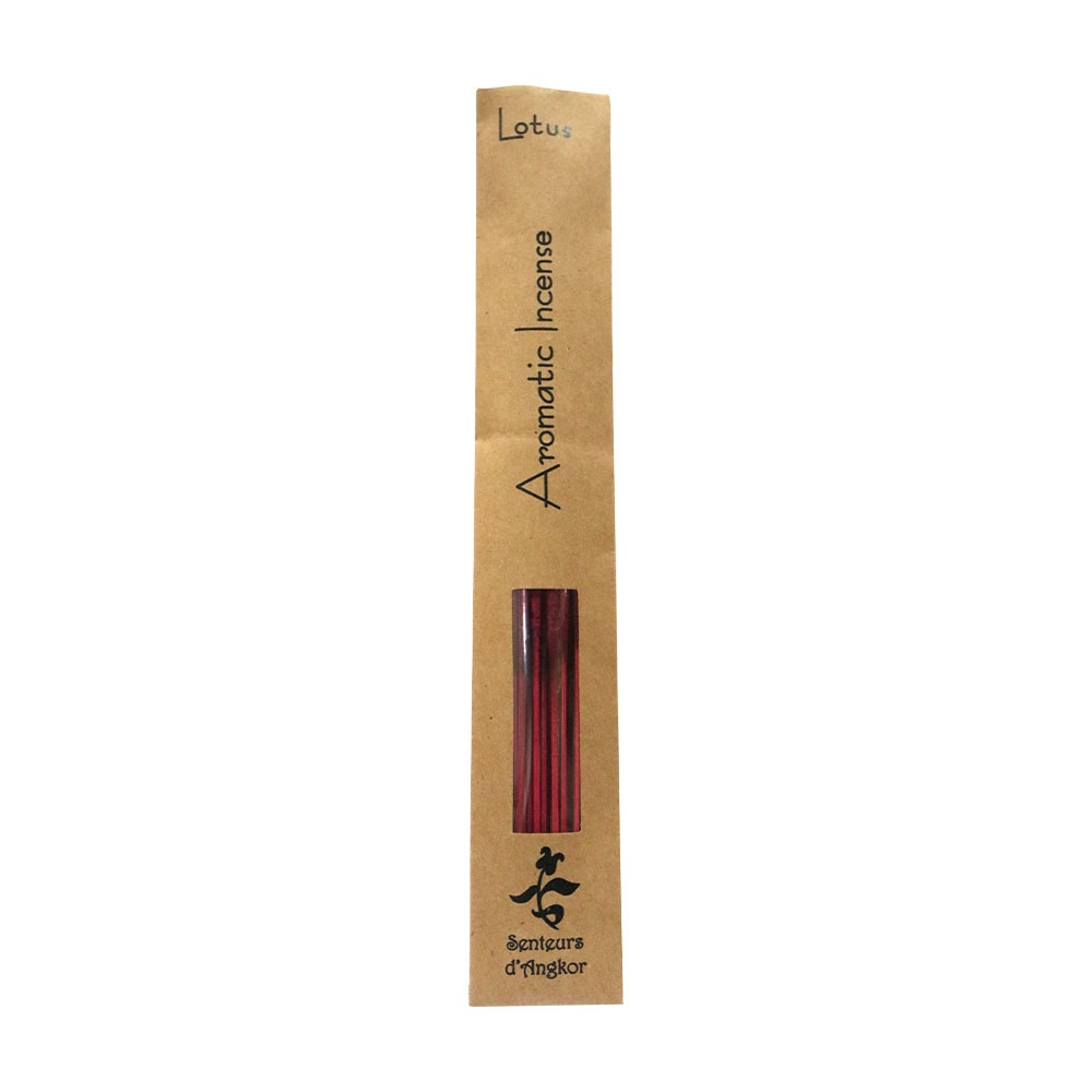 Lotus incense sticks in kraft bag