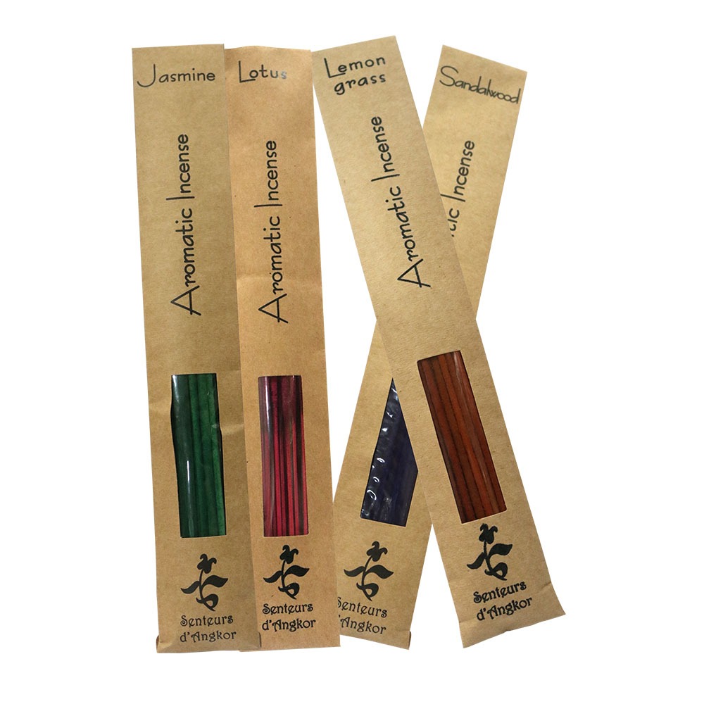 Incense sticks in kraft bag, all