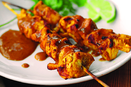 Cambodian original recipe for chicken satay